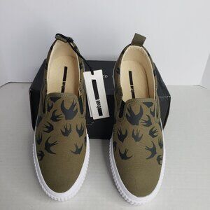 New MCQ by Alexander McQueen Women's Swallow Slip-On Sneaker - Size 40 (10 US)